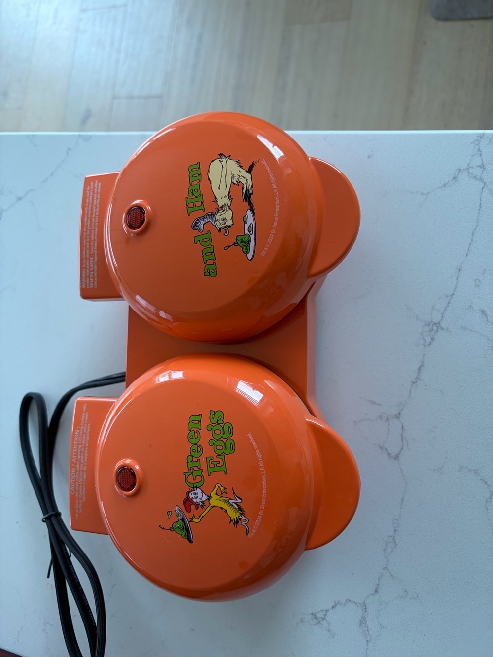 Mini Griddle Electric Cooker – Orange Dr Sues